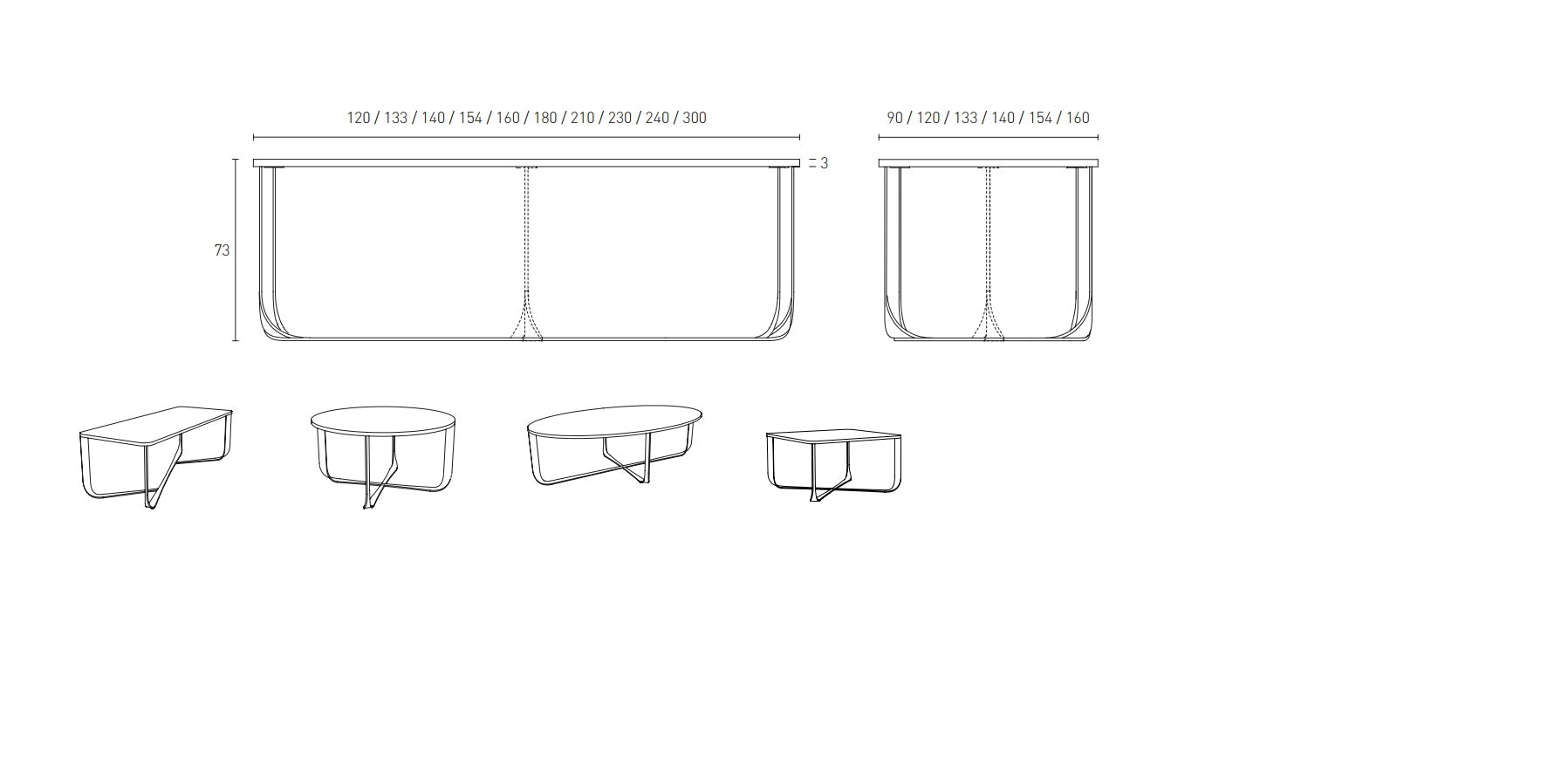 Masa de dining Confluence