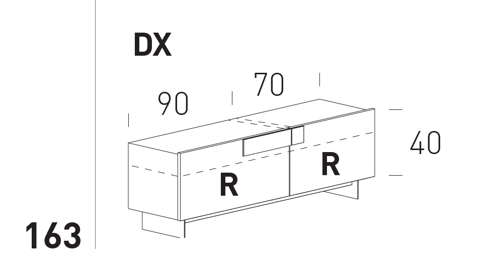 Comoda de living Ginevra