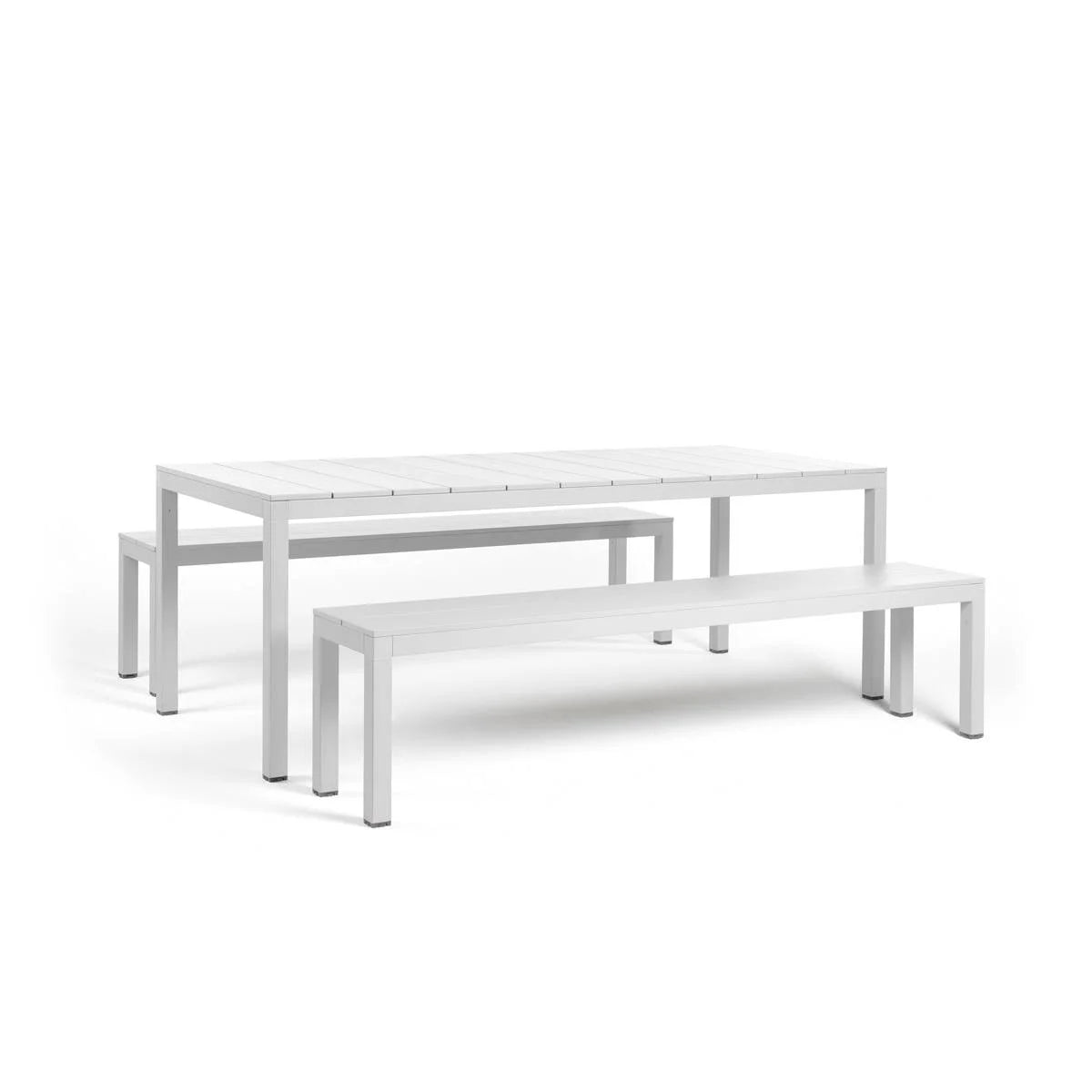 Masa si banca de exterior set Rio Bench Alu