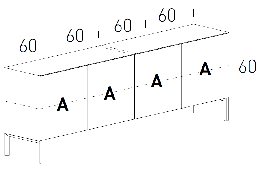 Comoda pentru living Norma