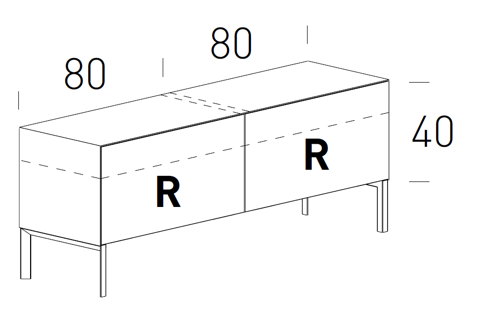 Comoda pentru living Norma