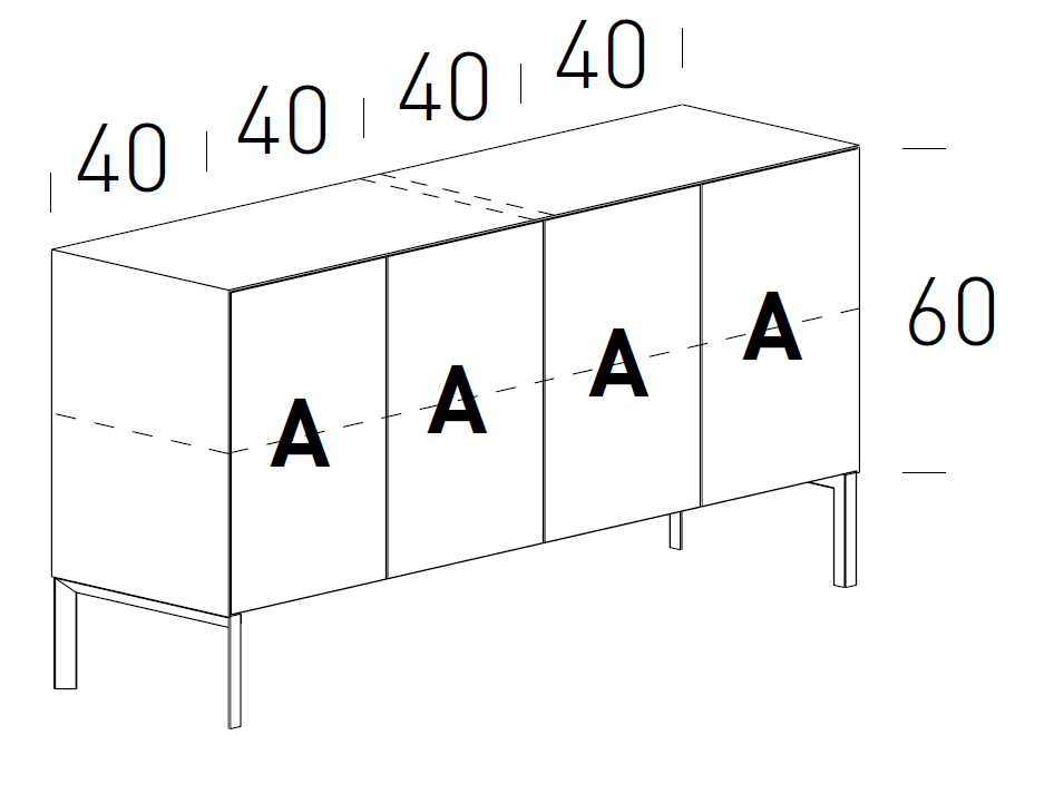 Comoda pentru living Norma