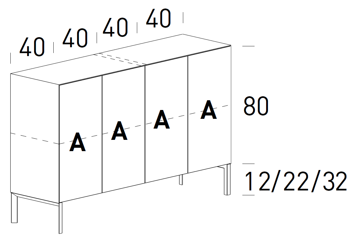 Comoda pentru living Norma