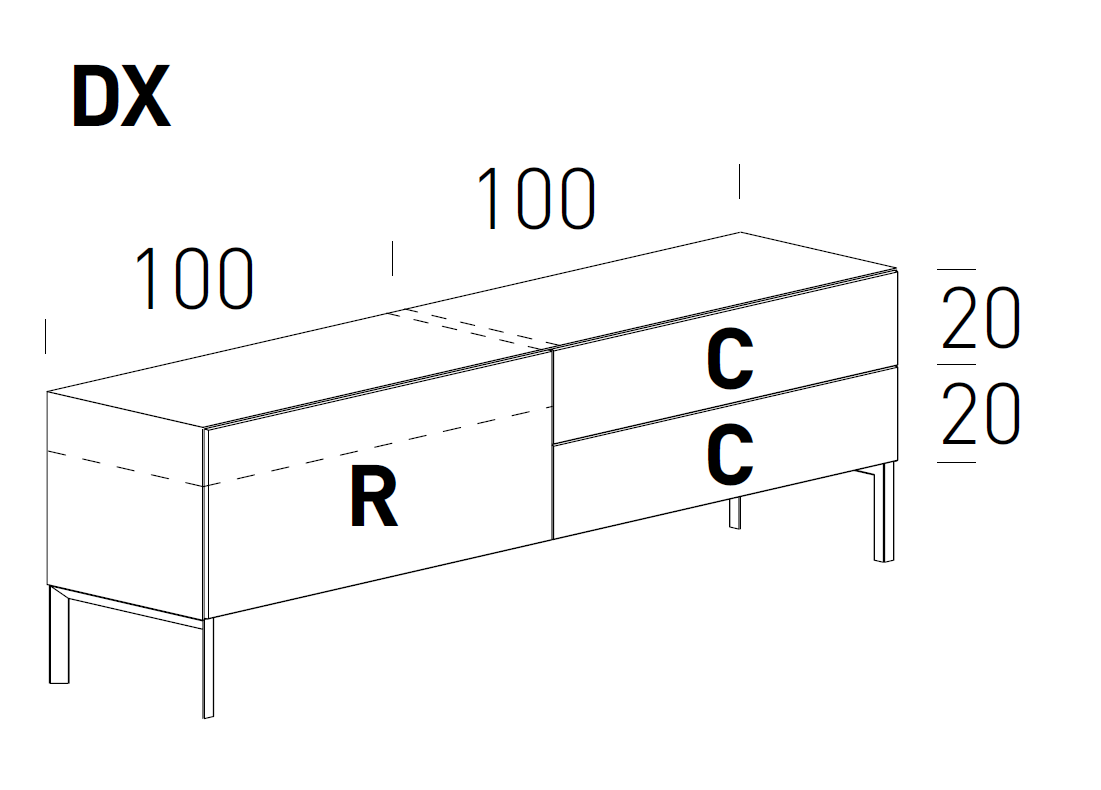 Comoda pentru living Norma