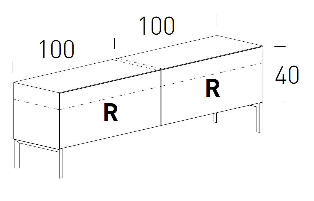 Comoda pentru living Norma