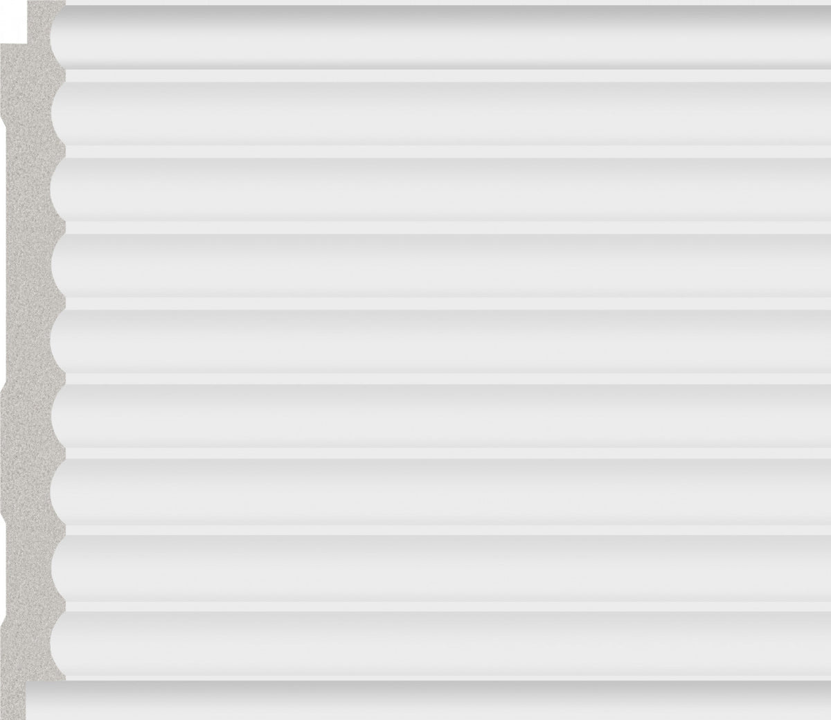 Panou decorativ 3D din polimer rigid, model Riflaj WP6 NEW- 13x1.2x270 cm