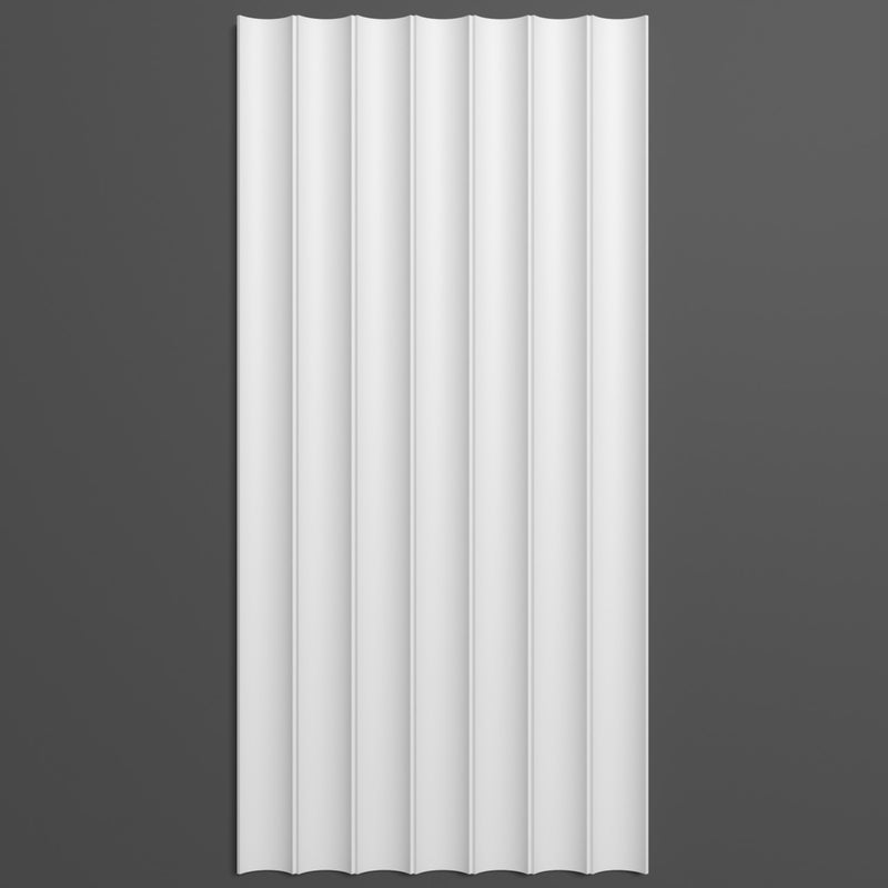Panou decorativ 3D din poliuretan flexibil, model Riflaj W369F - 25x1.25x280 cm