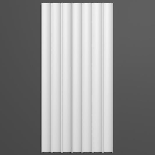 Panou decorativ 3D din poliuretan flexibil, model Riflaj W369F - 25x1.25x280 cm