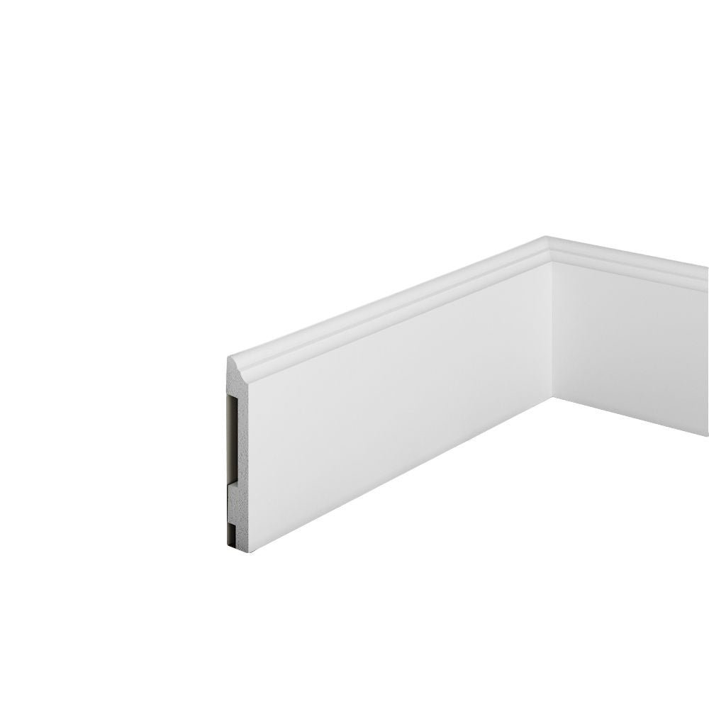 Plinta decorativa din polimer rigid S18 - 9.5x1.4x200 cm