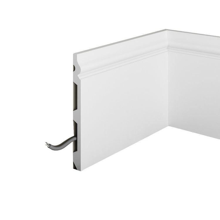 Plinta decorativa din polimer rigid S27 - 20x1.8x200 cm