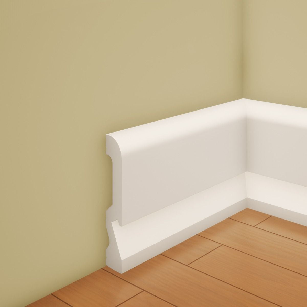 Plinta decorativa din polimer rigid S28 - 10x1.8x240 cm