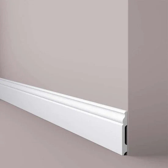 Plinta decorativa din polimer rigid S28 - 10x1.8x240 cm