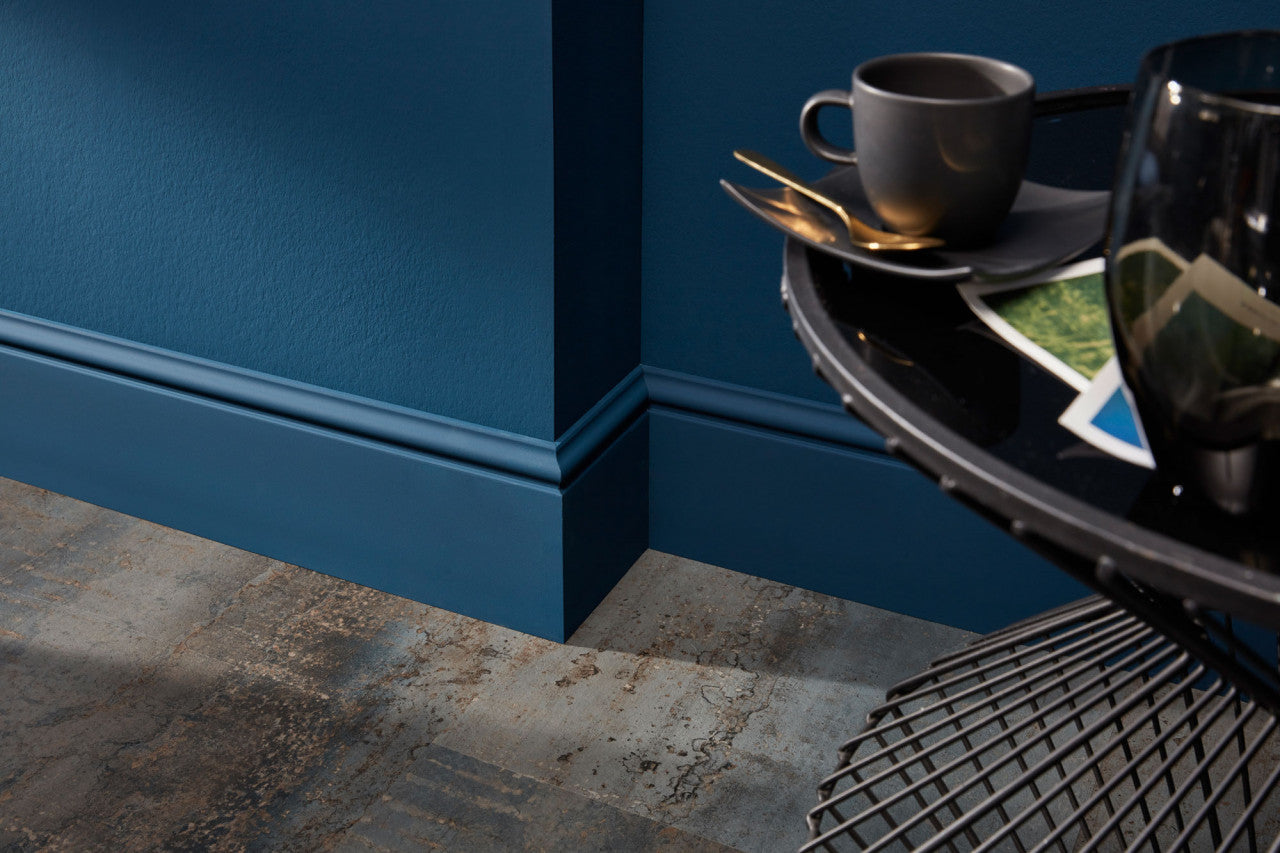 Plinta decorativa din polimer rigid S5 - 8x1.4x200 cm