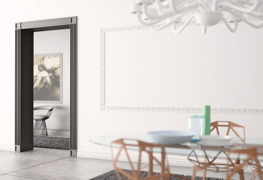 Plinta decorativa din polimer rigid S6 - 9.6x1.3x200 cm