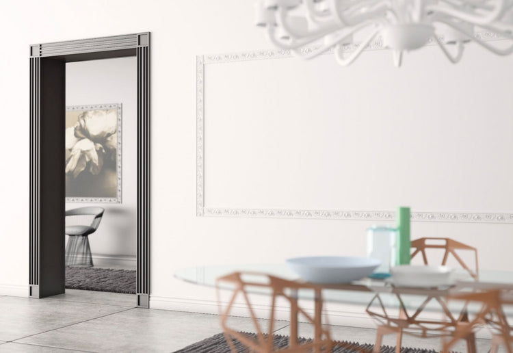 Plinta decorativa din polimer rigid S6 - 9.6x1.3x200 cm