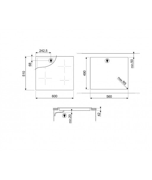 Plita Smeg SE364ETD