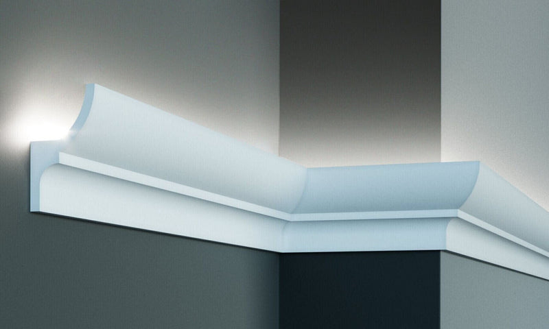 Profil pentru banda LED din poliuretan KF712 - 10x5.5x200 cm