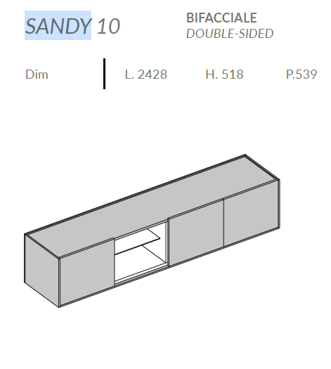 Comoda de living Sandy