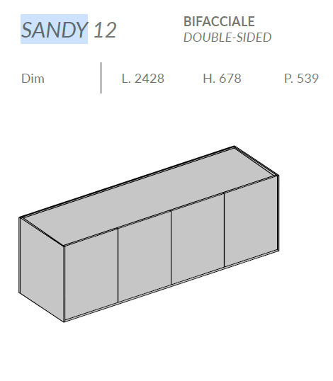 Comoda de living Sandy