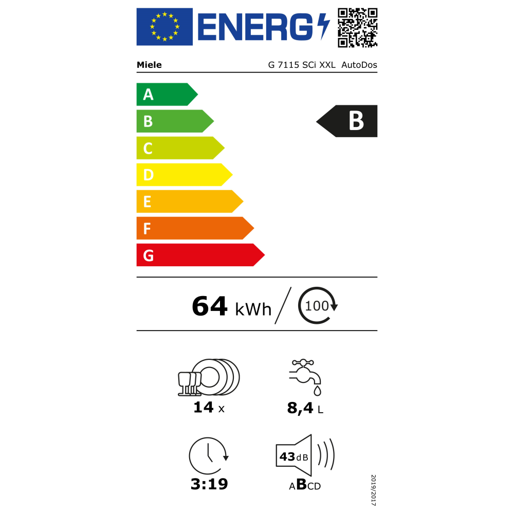 Masina de spalat vase incorporabila Miele G 7115 SCi