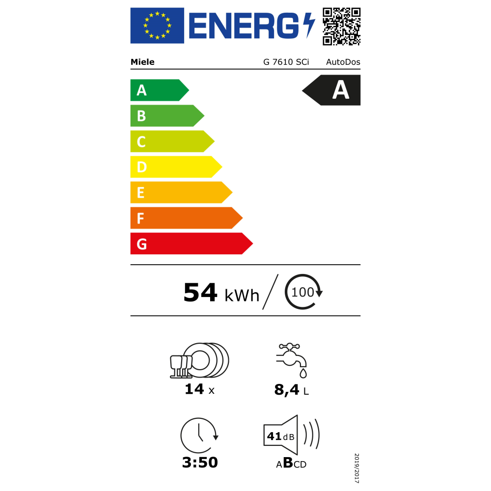 Masina de spalat vase incorporabila Miele G 7610 SCi