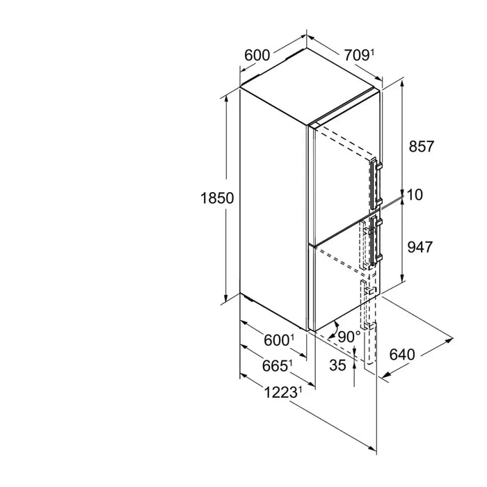 Combina frigorifica Liebherr SWTNes 4285