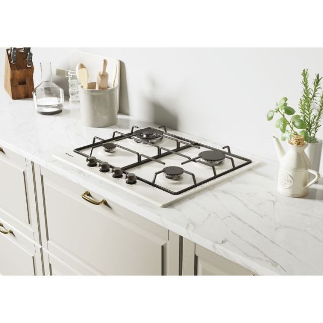 Plita incorporabila pe gaz Candy Gama Clasic cu 4 zone CHW6BR4WGTWA