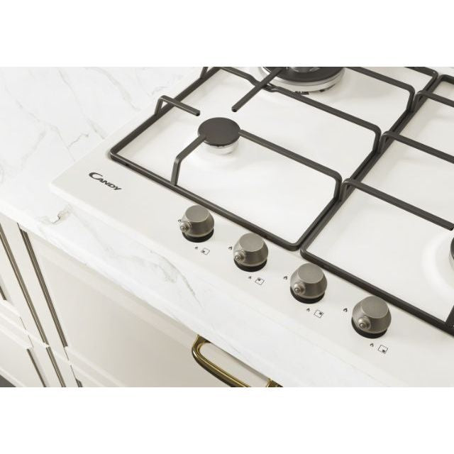 Plita incorporabila pe gaz Candy Gama Clasic cu 4 zone CHW6BR4WGTWA