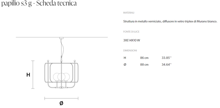 Pendul PAPILIO S3 G