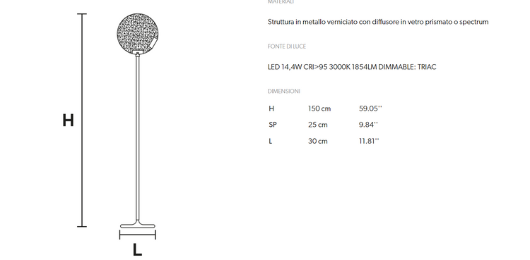 LAMPADAR HORO STL