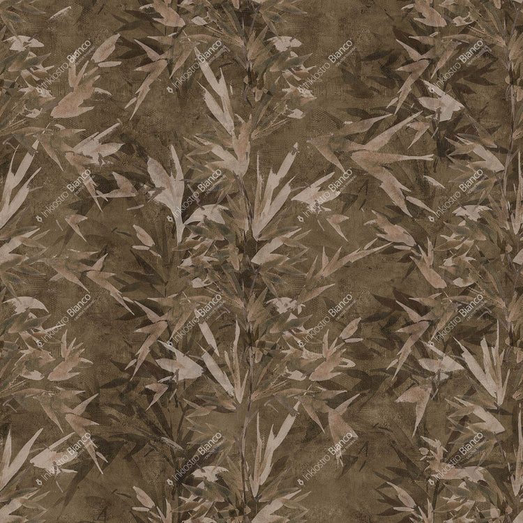 Tapet Painted Leaves