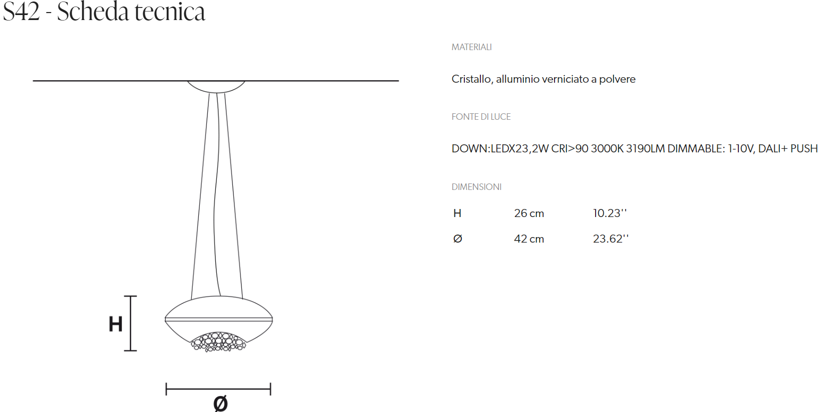 Pendul BLINK S42/S60