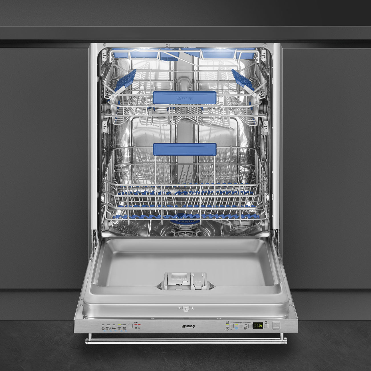Masina de spalat vase incorporabila Smeg STX32BLLC