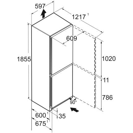 Combina frigorifica Liebherr CBNd 5223