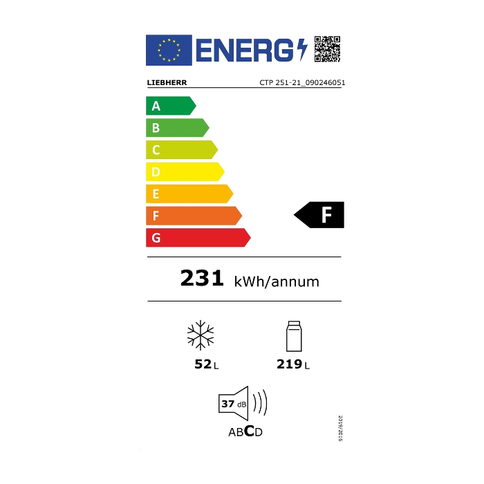 Combina frigorifica Liebherr CTP 251-21