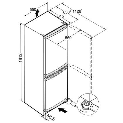 Combina frigorifica Liebherr CUkw 2831