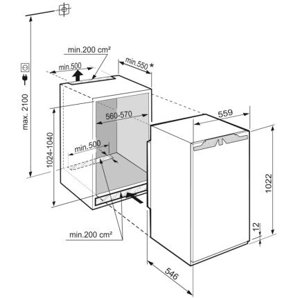 Frigider incorporabil Liebherr IRBd 4020