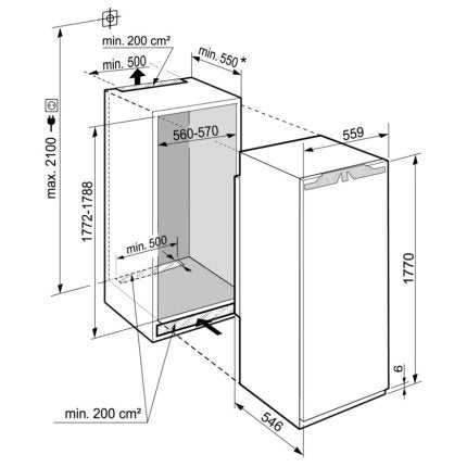 Frigider incorporabil Liebherr IRf 5101