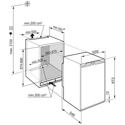 Frigider incorporabil Liebherr IRc 3950