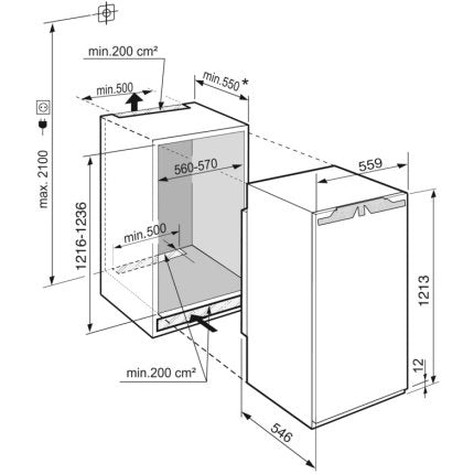 Frigider incorporabil Liebherr IRd 4151