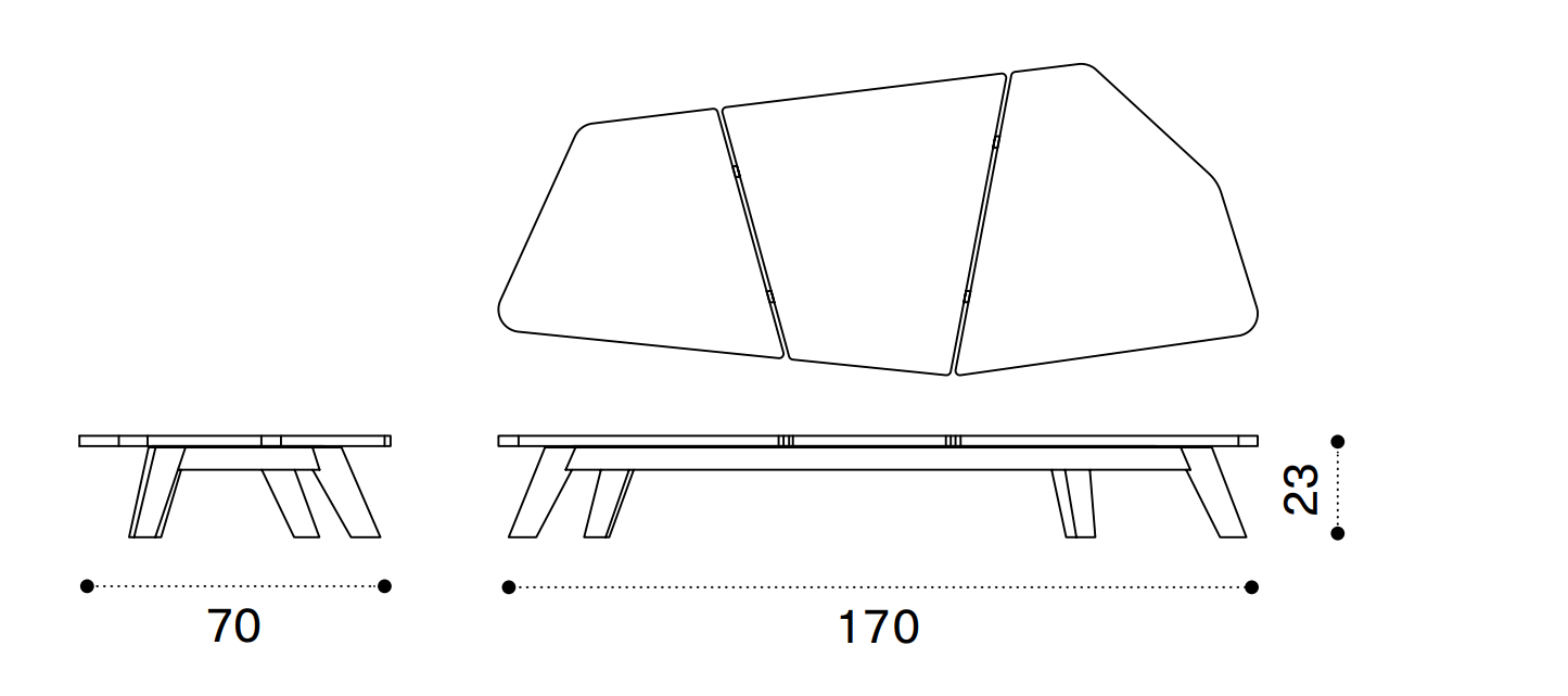 Masuta de cafea pentru exterior Rafael