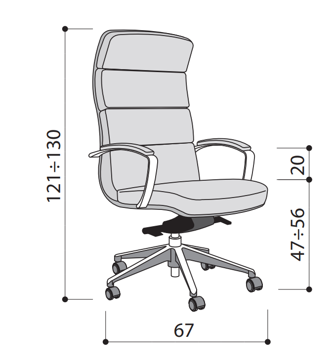 Scaun de birou Scena