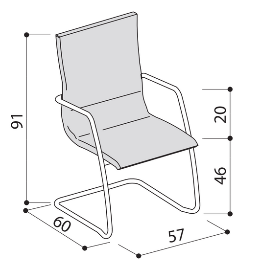Scaun de birou Athena