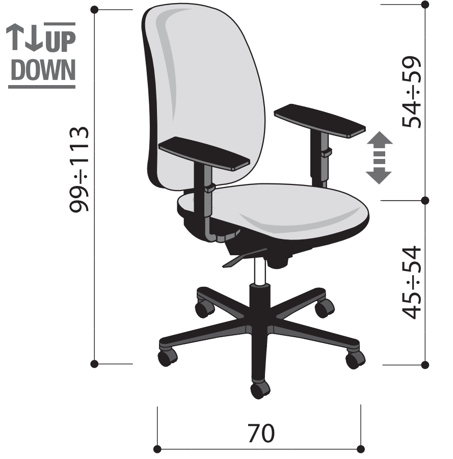 Scaun de birou Sistema