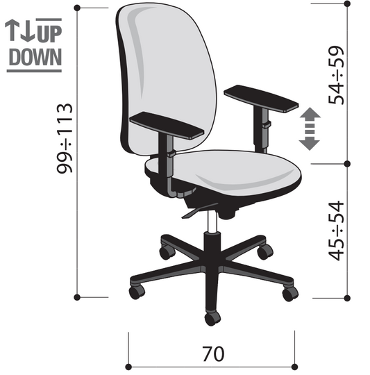 Scaun de birou Sistema