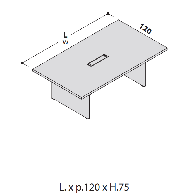Masa de conferinta Delta