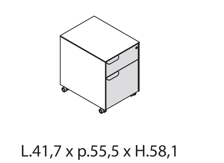 Corp cu sertare Fil Rouge