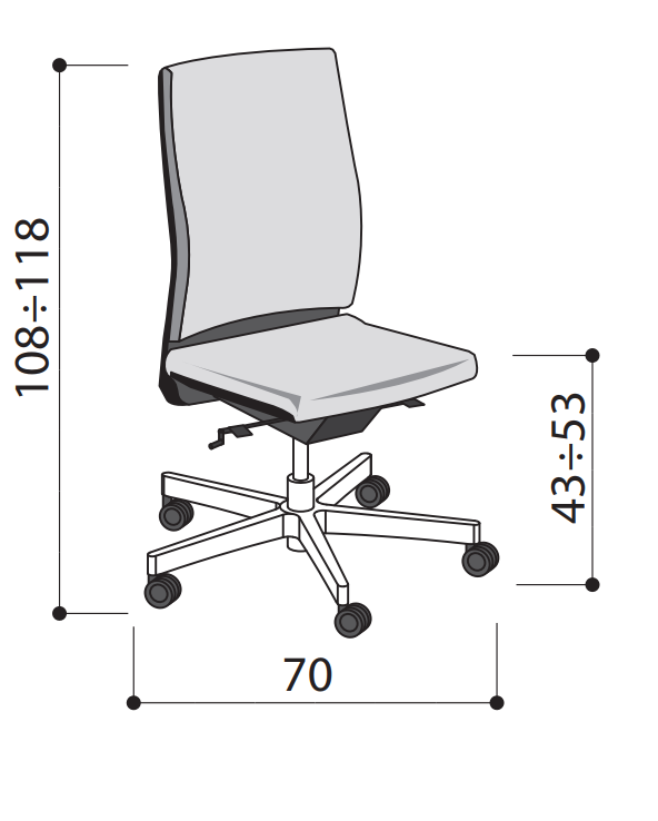 Scaun de birou Hello