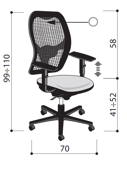 Scaun de birou Sistema