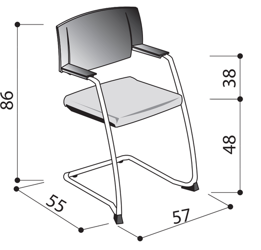 Scaun de birou Hello